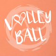 thumbnail image 4 of Go All Out Volleyball Distressed Ball V Neck T-Shirt Women, 4 of 5