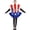 B, variant on 4th of July Outfit Red White Blue Eagle Costume for Adults,Men Women American Flag Costume,Independence-Day Patriotic Party Costume Accessories