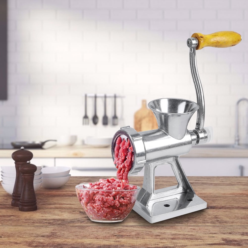 Tebru Household Kitchen Manual Meat Grinder Hand Crank Meat Pepper Mincer Grinding Machine