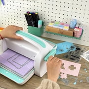 WRVCSS A4 Manual Die Cutting and Embossing Machine ,9inch openning,Perfect for Card Making,White&Teal