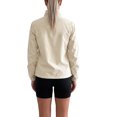 thumbnail image 3 of INSPIRE CHIC Women's Rain Jacket Lightweight Stand Up Collar Jackets Cycling Hiking Running Outdoor Waterproof Windbreaker Raincoat XL White, 3 of 6