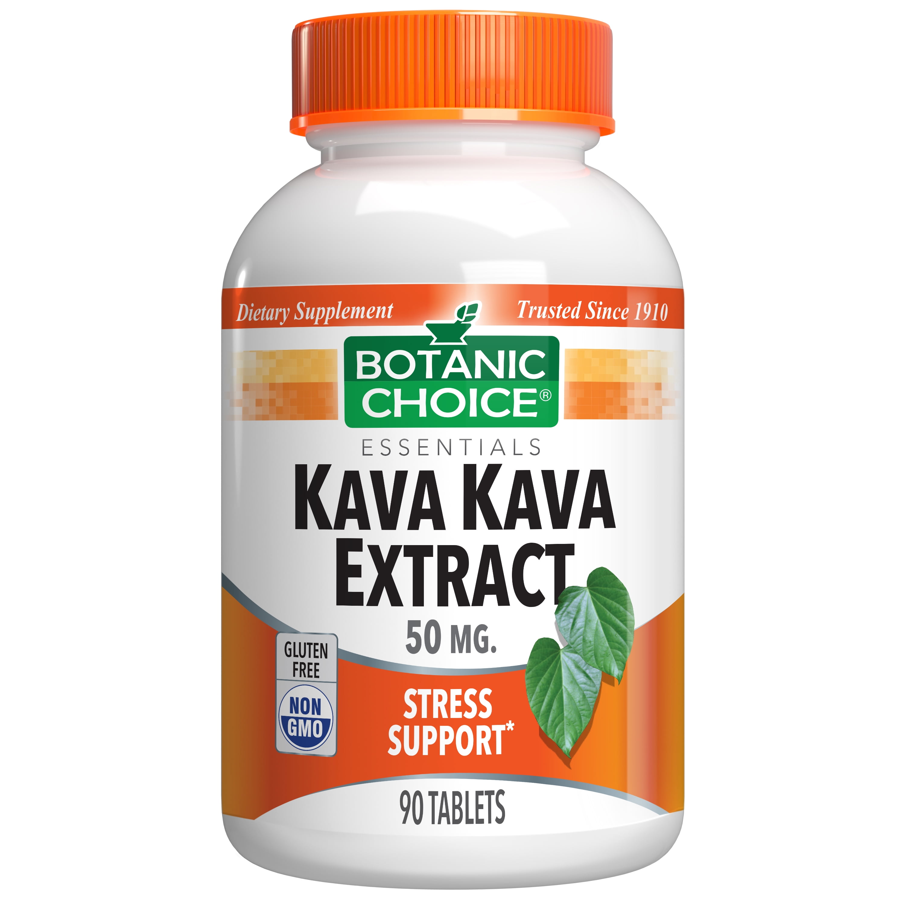 Botanic Choice Kava Kava Root 50 mg Mood and Stress Herbal Supplement
