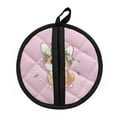 thumbnail image 2 of ZUXONGSY Cute Corgi Set of 2 Pot Holder Round Insulated Oven Gloves Kitchen Accessories Insulated Tea Pot Holder Dishwasher Safe Pot Holders Oven Mitts 2-in-1 Stylish Decor, 2 of 7
