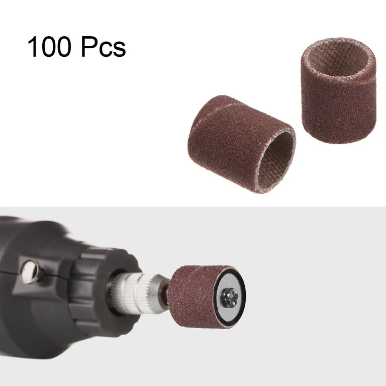 100-Pack 180 Grit Aluminum Oxide Sanding Sleeves – Fit Drum Sanders For Woodworking & Finishing