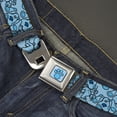 thumbnail image 2 of Nickelodeon Belt, Seatbelt Buckle Belt, Blues Clues Blue Poses Scattered, 34 to 52 Inches, 2 of 9