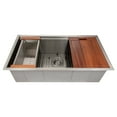thumbnail image 7 of ZLINE 33 in. Garmisch Undermount Single Bowl Kitchen Sink with Bottom Grid and Accessories (SLS-33), 7 of 7