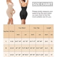 thumbnail image 4 of SHAPEVIVA Womens Full Bodysuits Shapewear Undergarments for Women Body Shaper Underbust Fajas Colombianas Levanta Cola y Cadera, 4 of 8