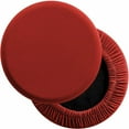 thumbnail image 2 of 2 Pack Stool Cover Round Bar Stool Cover Protector Round Seat Cushion Slipcover, Light Red, 2 of 7