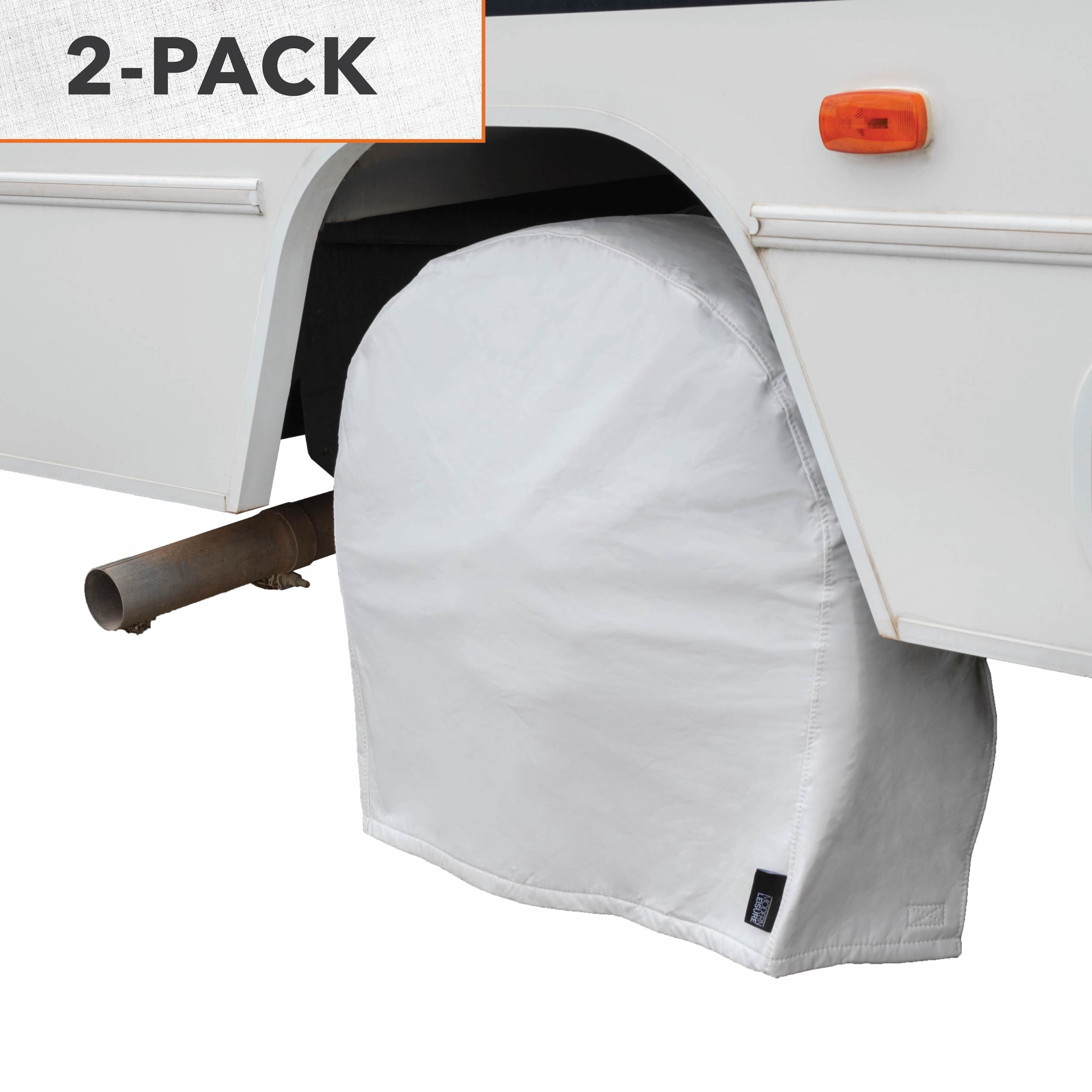 Modern Leisure® Sport RV Wheel Covers, 2-Pack, 24-27," White
