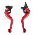 thumbnail image 4 of Motorcycle Clutch Brake Lever, Handle CNC Aluminum Drum Brake Lever Set for GY6 CG125 with Precision Machined Pivot Bore Enhances Riding Security, 4 of 7