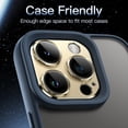thumbnail image 7 of JETech Camera Lens Protector for iPhone 14 Pro 6.1-Inch and iPhone 14 Pro Max 6.7-Inch, Full Coverage 9H Tempered Glass Ring Cover, Matte Metal Plate, Case Friendly, 1-Pack (Gold), 7 of 7