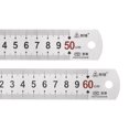 thumbnail image 1 of Unique Bargains Straight Ruler Set 50x2.9CM & 60x2.9CM Stainless Steel Ruler Kit, 2 Pieces, 1 of 5