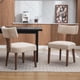 thumbnail image 3 of Sillas de Comedor RIVOVA Juego de 2 Tapizadas en Lino Beige 52x58x86 cm, 3 of 8