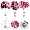thumbnail image 2 of EeaseCA 3 Pcs Boucle de Badge Rétractable, Enrouleur de Badge Portable, Clip de Badge d'Identité, Support de Badge de Nouveauté, Enrouleur de Badge d'Infirmière, 2 of 9