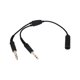 thumbnail image 1 of Cable adaptador para auriculares de aviación, Universal, Cable adaptador para auriculares estable, duradero y portátil de Metal de alta calidad, 1 of 9