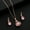 03 Light Pink, variant on Emerald Water Drop Jewelry Suit Women