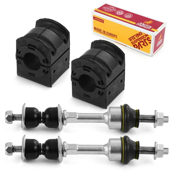 Metrix Premium Chassis Parts - 4 PC L/R Front Sway Bar Stabilizer End Link & Stabilizer Bar Bushing Kit Fits 05-08 Ford F-150 RWD, 06-08 Lobo RWD, 06-08 Lincoln Mark LT, K80337 K200331