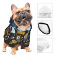 thumbnail image 3 of KLL Teeth for Basic Dog Hoodie - Pet Hoodie Sweater with Leash Hole - Cute Dog Sweatshirt - Pet Clothes Hooded Sweatshirt for Dog & Cat -Medium, 3 of 8