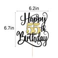 thumbnail image 3 of Decoración para pastel Ruscalin Feliz 55.º cumpleaños, 3 of 7