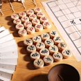thumbnail image 6 of Guiexla 1 Set Wooden Chinese Chess with Plastic Paper Chessboard Travel Traditional Chinese Xiangqi Chess Pieces Strategy Board Game Teens Adults Gift, 6 of 7