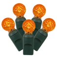 thumbnail image 1 of LED Green Wire G12 End Connecting 4 in. Spacing 34 ft. Long Light Set with Orange Lights, 1 of 1