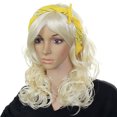 thumbnail image 2 of Headwear, Paisley Bandana,Yellow, 2 of 8