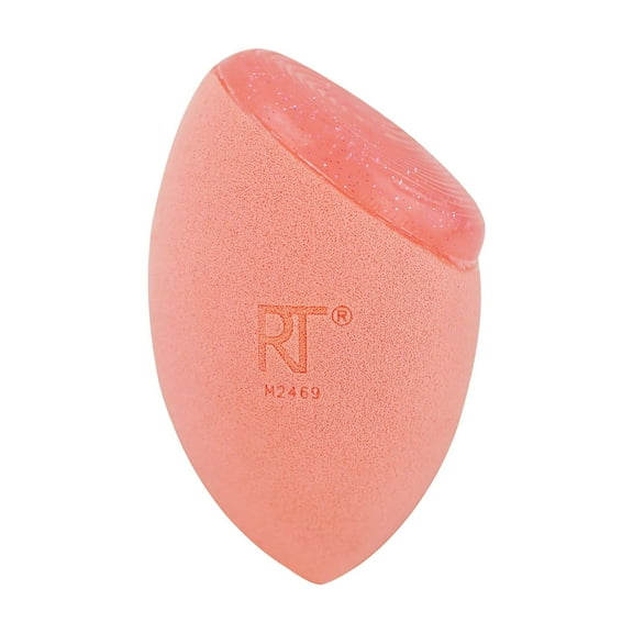 Real Techniques Miracle Mixing Sponge, Makeup Sponge & Silicone Applicator for Creams, Pink, 1 Count