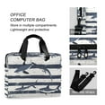 thumbnail image 4 of FORMRS 16" Laptop Bag Carrying Sleeve Case with Handle Travel Shoulder Briefcase, Light Sharks, 4 of 8