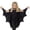 Black, variant on Zecgelong Kids Black Bat Cape Party Dress Up Role Play Outfit for Children Black Size 3-6Y