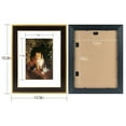 thumbnail image 6 of Mat Board Center 12x16 Picture Frame Matted to 8x12 Photo, Black/Classic Gold, 6 of 8