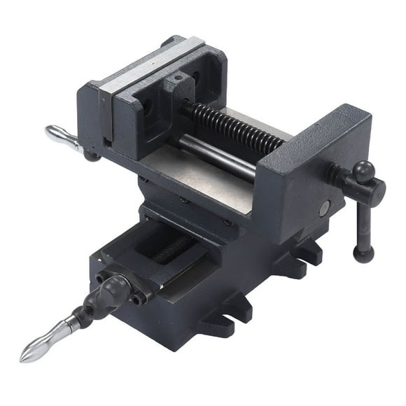Drill Press Vise, Bench Vise No Deformation Powder Coated Cast Steel High Accuracy for Drilling and Milling Machine