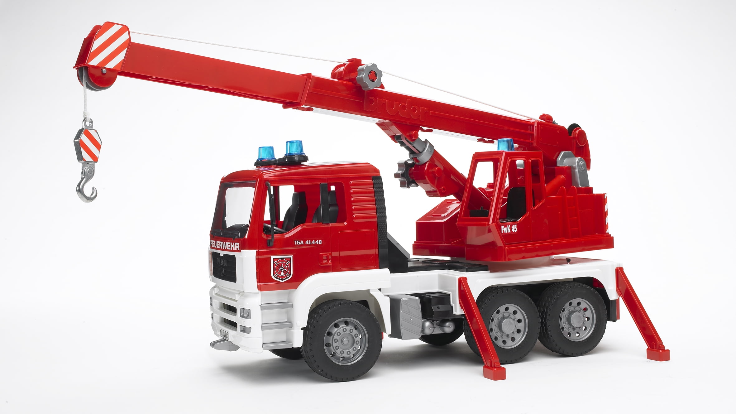 MAN Fire engine crane truck with Light/Sound Module - Walmart.com
