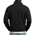 thumbnail image 2 of Men's St. Patrick's Day Henley Sweatshirt Lucky Shamrock Print Long Sleeve Pullover, 2 of 3