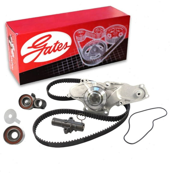 Gates PowerGrip Timing Belt Kit w Water Pump compatible with Honda Accord 3.0L 3.5L V6 2003-2017