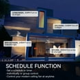 thumbnail image 4 of Smaair 52" Silent DC Smart Ceiling Fan with Dimmable LED Light and Remote 3 Blades, 4 of 10