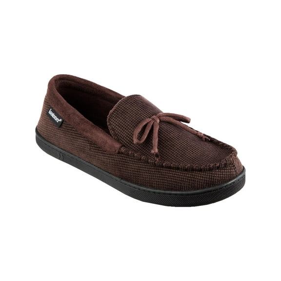 Isotoner Mini Box Cord Luke Moccasin Slipper (Men)