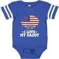 thumbnail image 3 of Inktastic I Love My Daddy Military Son Daughter Boys or Girls Baby Bodysuit, 3 of 5