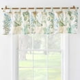 thumbnail image 2 of Global Trends Anchor Bay Coastal Sealife Tab Top Window Valance, Jade, 84 W x 19 L inches, 2 of 4
