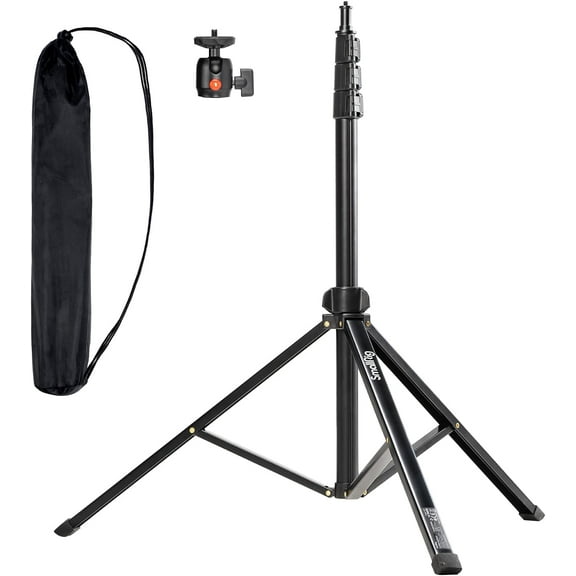 SmallRig RA-S200 Light Stand for Photography 78.7"/6.6ft/200cm, Lightweight Light Stand for Reflectors, Softboxes, Studio Lights, Umbrellas, Ring Light, Max Load 4kg-4379