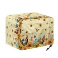 thumbnail image 6 of TSOVTHRID Rooster Chicken Sunflower Butterfly Dragonfly Print Toaster Cover for 2 Slice Anti-scratch Kitchen Bakeware Protector Heat-Resistant Dust Covers, 6 of 8
