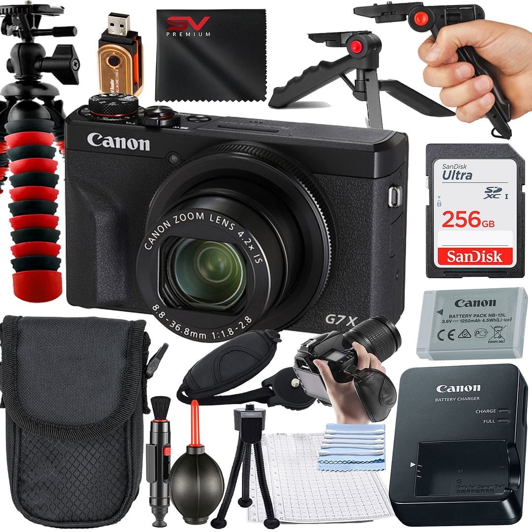 Canon G7X Mark II PowerShot 20.1MP Digital Camera, Black
