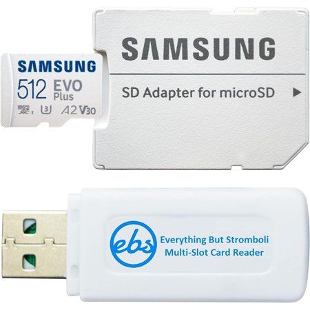 Samsung EVO+ Plus 512GB roSDXC UHS-I Works with Samsung Galaxy Note 20 Ultra Phone, Note 10 Lite (MB-MC512KA)