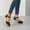 Black, variant on GERsome Womens Espadrilles Wedges Sandals Closed Toe Platform Buckle Ankle Strap Casual Summer Shoes