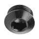thumbnail image 4 of Enchufe ORB de aleación de aluminio negro 8 AN 8-AN 1/2 pulgadas con piezas de repuesto de junta tórica, 4 of 8