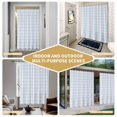 thumbnail image 5 of Blue Checkered Shower Curtain - Water Repellent Fabric Shower Curtains Washable, Farmhouse Stripes Modern Art Decorative Polyester Cloth Bathroom Curtains Modern Bath Decor 36"x72", 5 of 8
