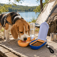 thumbnail image 4 of Portable Pet Feeder & Water Dispenser Set with Food Container for Dogs, 4 of 14