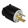 thumbnail image 2 of Nema L6-15P 15 A/250V 2 Pole 3 Wire Industrial Grade Locking Male Plug, Industrial Twist Lock L6-15 15-Amp 250Volt AC Rewirable Power Plug. LK-6312$$Tools, 2 of 6