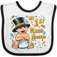 thumbnail image 3 of Inktastic My First New Years Celebrating Baby Boys or Girls Baby Bib, 3 of 4