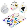 thumbnail image 3 of Yayeee Dish Drying Mat for Kitchen Counter 18"x24" Microfiber Absorbent Pad, Yellow Retro Shapes, 3 of 7