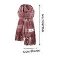 thumbnail image 3 of LSLJS Holiday Gifts Winter Warm Scarf for Women Casual Trendy Plaid Neck Scarves, 3 of 3